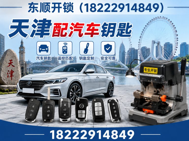 蓟州区天津配汽车钥匙展示图